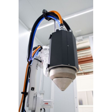 Meltio Engine Blue integración en brazo robótico