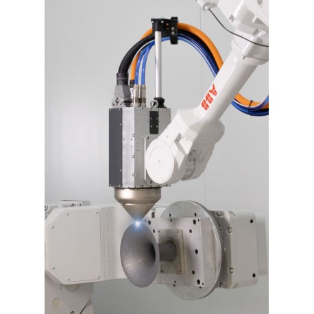 Meltio Engine Blue integración en brazo robótico