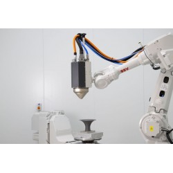 Meltio Engine Blue integración en brazo robótico