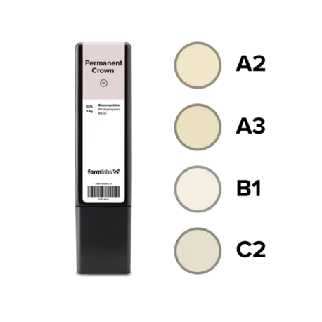 Permanent Crown A3 Resin impresión 3D Permanent Crown A3 Resin impresión 3D