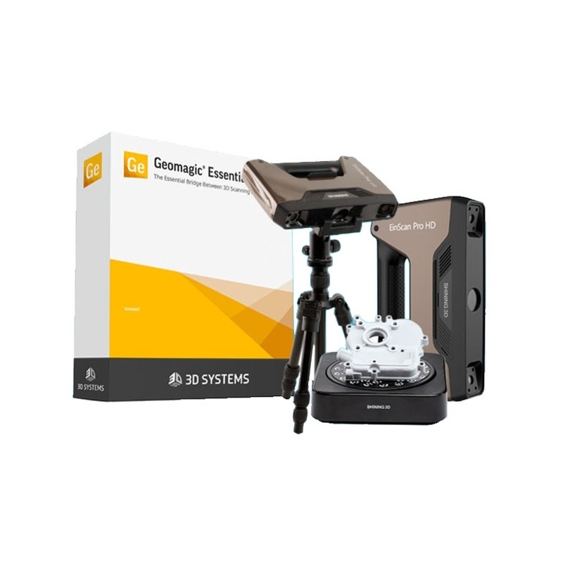 Shining 3D EinScan Pro HD Ingeniería Inversa Pack Diseño