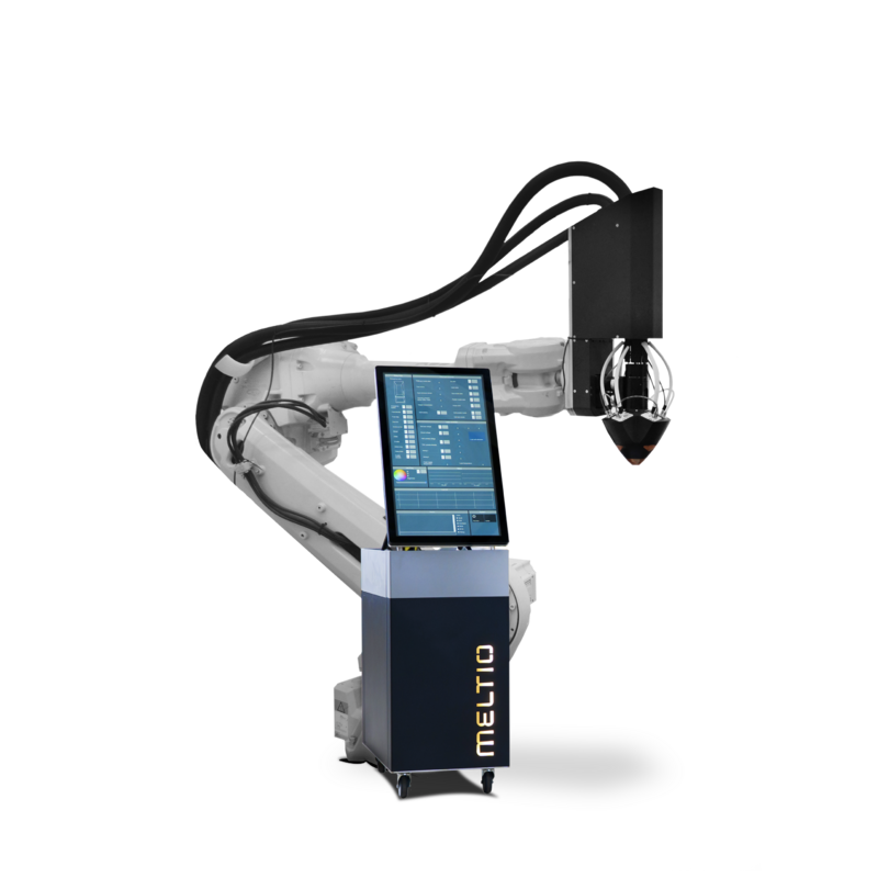 Integración en brazo robótico Meltio Engine Robot 1,2 kW