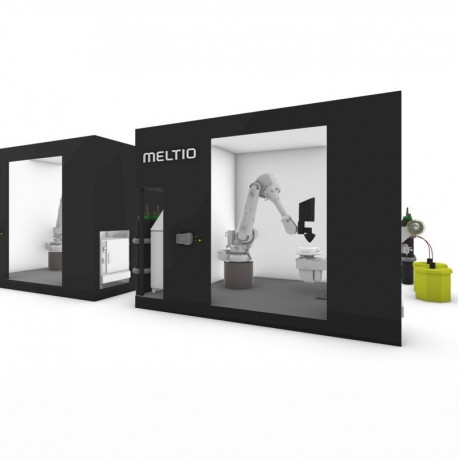 Célula robótica de impresión 3D...