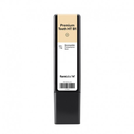 Resina impresión 3D FORMLABS Premium Teeth HT B1 Resin (Form 3) 1 kg (0.8 L)