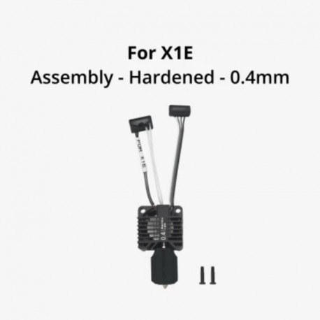 Complete hotend assembly with hardened para impresora 3D Bambu Lab X1E Complete hotend assembly with hardened para impresora 3D Bambu Lab X1E